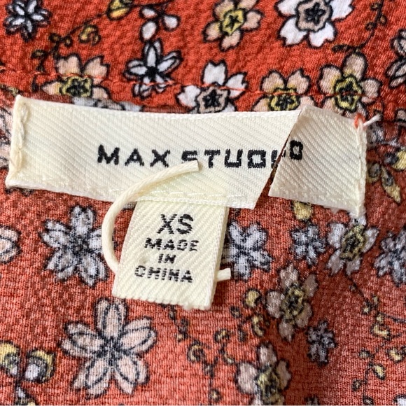 Max Studio Crepe Sleeveless Ruffle Neck Tiered Maxi Dress - Picture 10 of 13